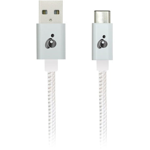 IOGEAR Charge &amp; Sync Flip Pro - USB-C to Reversible USB-A Cable G2LU3CAM01-WT