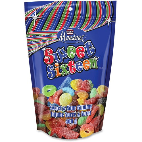 Mondoux Sweet Sixteen Sweet/Sour Gummy Candy 16472