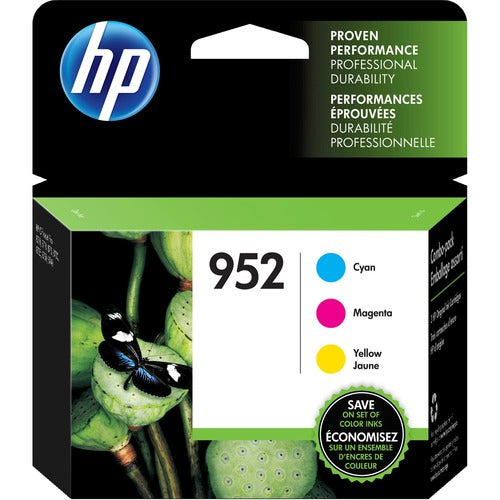 HP 952 3-pack Cyan/Magenta/Yellow Original Ink Cartridges N9K27AN#140
