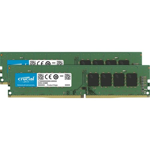 Crucial 16GB (2 x 8 GB) DDR4 SDRAM Memory Kit CT2K8G4DFS824A