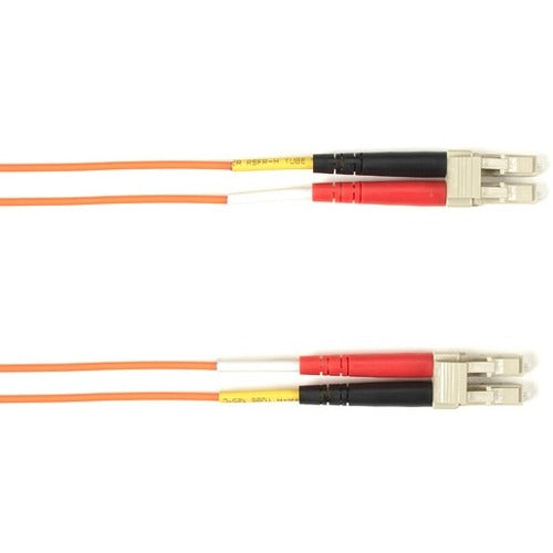 Black Box Fiber Optic Duplex Patch Network Cable FOCMR62-020M-LCLC-OR