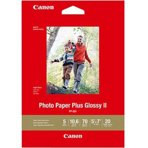 Canon Photo Paper Plus Glossy II - PP-301 - 5x7 (20 Sheets) 1432C002