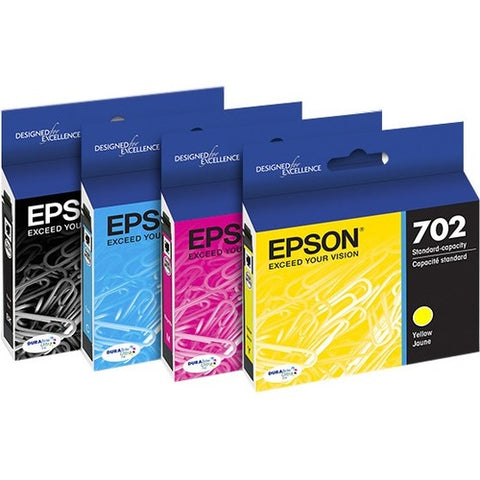 Epson T702, Color Standard-capacity Ink Cartridges, C/M/Y 3-Pack T702520-S