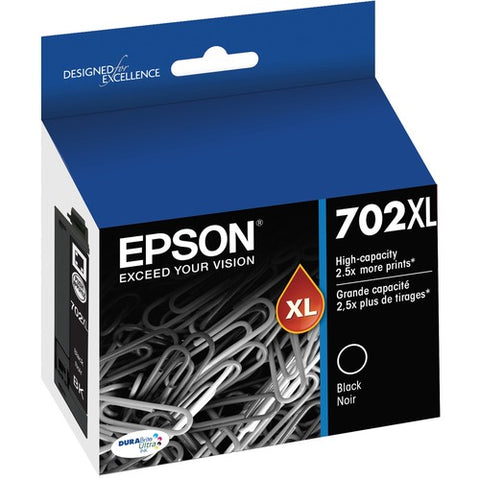 Epson T702XL, Black Ink Cartridge, High-capacity T702XL120-S