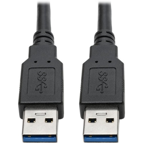 Tripp Lite U325-006 USB 3.0 SuperSpeed A/A Cable (M/M), Black, 6 ft. U325-006