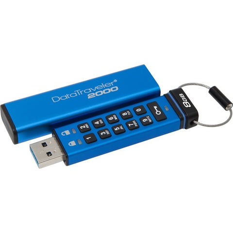 Kingston 8GB DataTraveler 2000 USB 3.1 Flash Drive DT2000/8GB