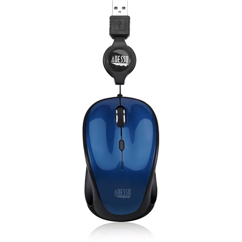 Adesso iMouse S8L - USB Illuminated Retractable Mini Mouse IMOUSE S8L