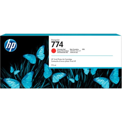 HP 774 Chromatic Red Ink Cartridge P2W02A
