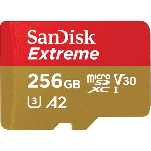 SanDisk Extreme microSDXC UHS-I Card SDSQXA1-256G-GN6MA