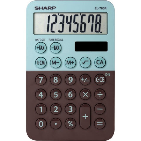 Sharp 8-digit Large Desktop Calculator EL760RBMT