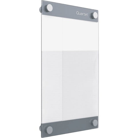 Quartet Infinity Magnetic Customizable Glass Board, 8.5" x 11" 3413899240