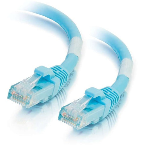 C2G 100ft Cat6a Snagless Unshielded (UTP) Network Patch Ethernet Cable-Aqua 50875