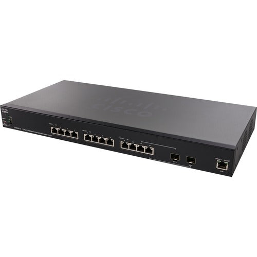 Cisco SX350X-12 12-Port 10GBase-T Stackable Managed Switch SX350X-12-K9-NA