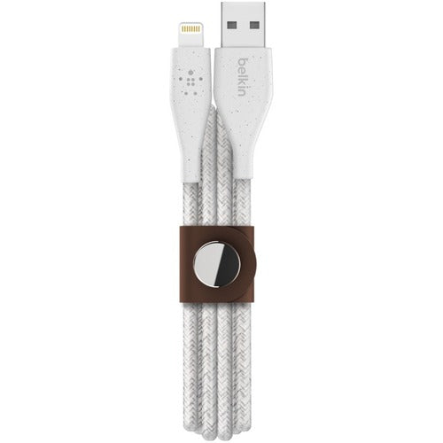 Belkin DuraTek Plus Lightning to USB-A Cable With Strap F8J236bt04-WHT