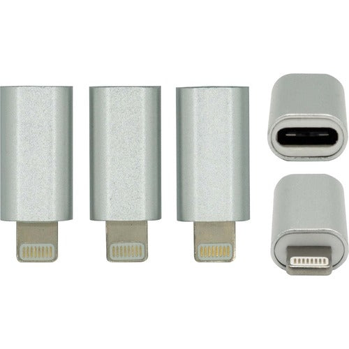 VisionTek USB C to Lightning Silver - 3-Pack 901270