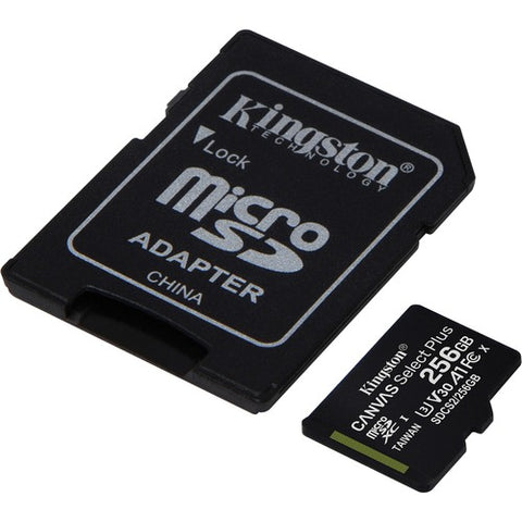 Kingston Canvas Select Plus microSD Card 256 GB SDCS2/256GBCR