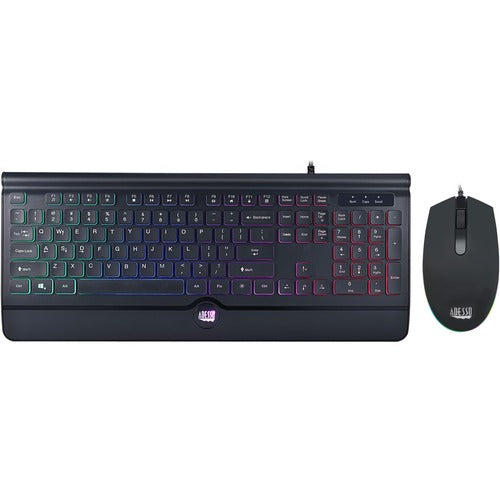 Adesso EasyTouch 137CB Illuminated Gaming Keyboard &amp; Mouse Combo AKB-137CB