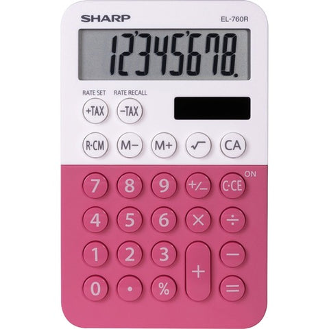 Sharp 8-digit Large Desktop Calculator EL760RBPK