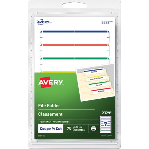 Avery&amp;reg; Print or Write File Folder Labels 2329