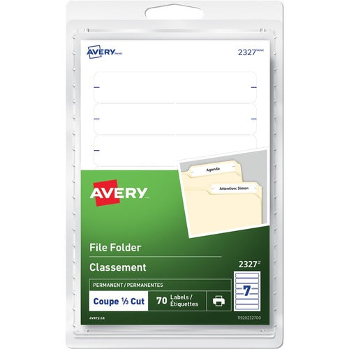 Avery&amp;reg; Print or Write File Folder Labels 2327