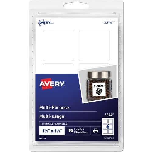 Avery&amp;reg; Multi-Purpose Removable Labels 2374