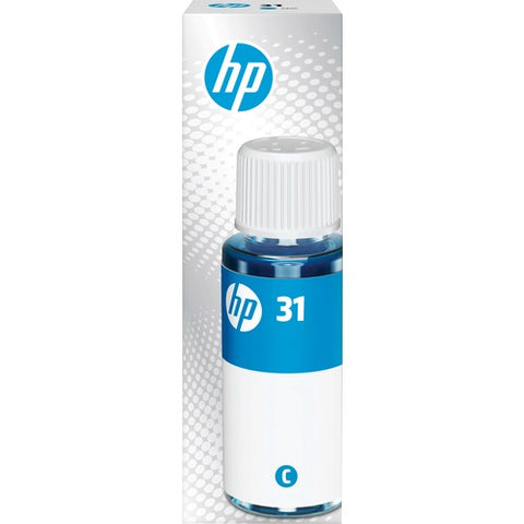 HP 31 70-ml Cyan Original Ink Bottle, 1VU26AN 1VU26AN