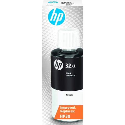 HP 32XL 135-ml Black Original Ink Bottle, 1VV24AN 1VV24AN
