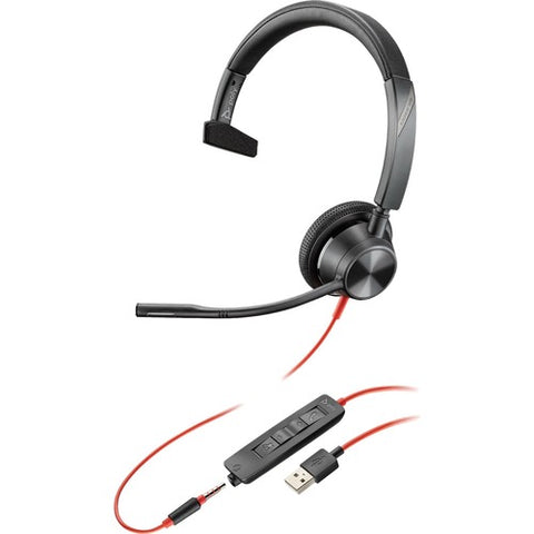 Plantronics Blackwire 3300 Series Corded UC Headset 214014-01