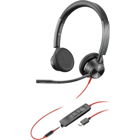 Plantronics Blackwire 3300 Series Corded UC Headset 214017-01