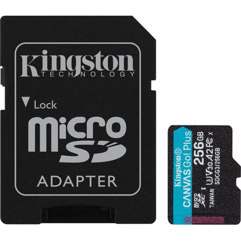 Kingston Canvas Go! Plus 256GB microSDXC Card SDCG3/256GBCR