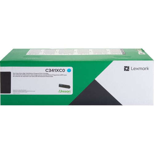 Lexmark Cyan Extra High Yield Return Program Print Cartridge C341XC0