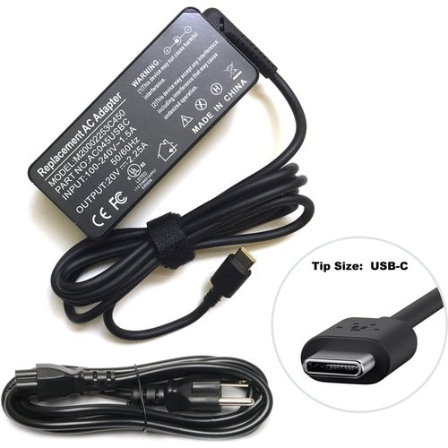 Premium Power Products HP Chromebook UL Rated 45W USB-C AC Adapter Charger L43407-001-ER