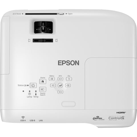 Epson PowerLite 118 3LCD XGA Classroom Projector with Dual HDMI V11HA03020