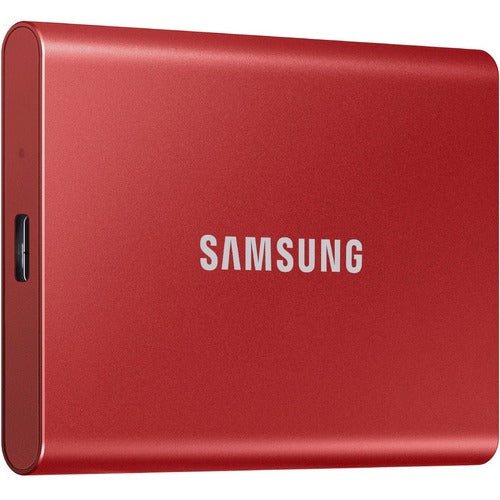 Samsung Portable SSD T7 USB 3.2 1TB (Metallic Red) MU-PC1T0R/AM
