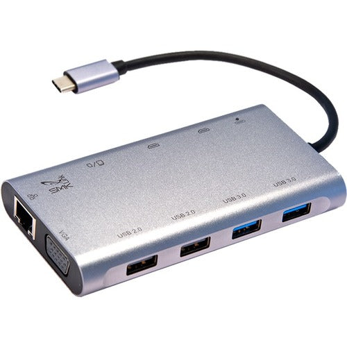 SMK-Link VP6950 USB-C 100W Mini Docking Station with Multi-Stream Triple Video VP6950