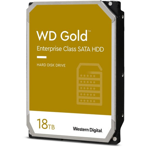 Western Digital Gold Enterprise Class SATA HDD Internal Storage, 18TB WD181KRYZ