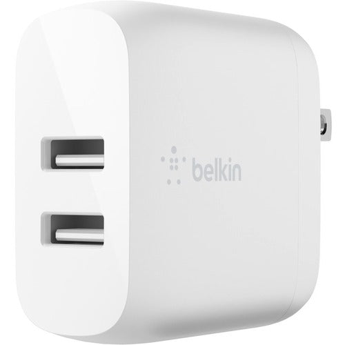 Belkin BOOST&amp;uarr;CHARGE Dual USB-A Wall Charger 24W WCB002dqWH