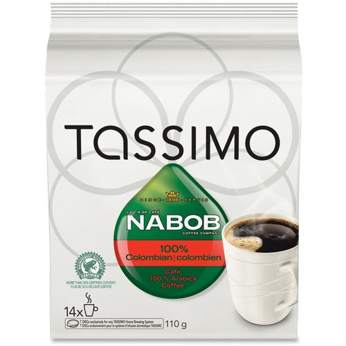 Elco Tassimo Pods Nabob Colombian Coffee Singles 11KR150