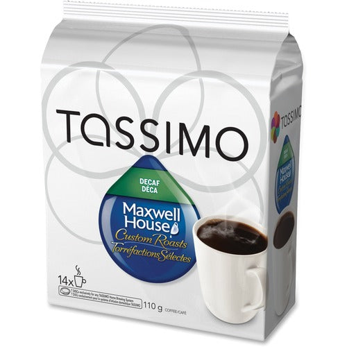 Elco Tassimo Pods Decaffeinated Maxwell Hse Coffee Singles 11KR165