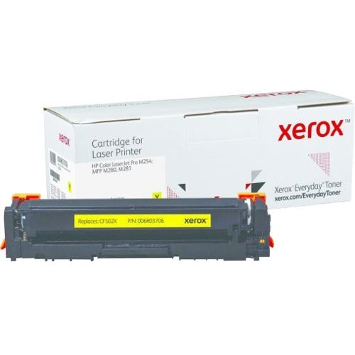 Xerox Yellow High Yield Everyday Toner from Xerox, replacement for HP CF502X 006R03706