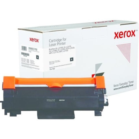 Xerox Black Standard Yield Everyday Toner from Xerox, replacement for Brother TN-760 006R03790