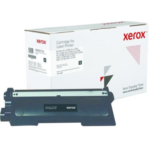 Xerox Black Standard Yield Everyday Toner from Xerox, replacement for Brother TN-660 006R03726