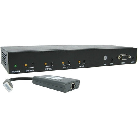 Tripp Lite B320-4X1-HH-K1 4-Port HDMI over Cat6 Presentation Switch/Extender B320-4X1-HH-K1