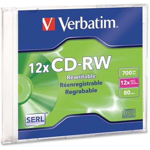 Verbatim Branded Surface 700MB 12X CD-RW 95161