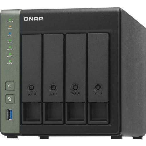 QNAP Cost-effective Business NAS with Integrated 10GbE SFP+ Port TS-431X3-4G-US
