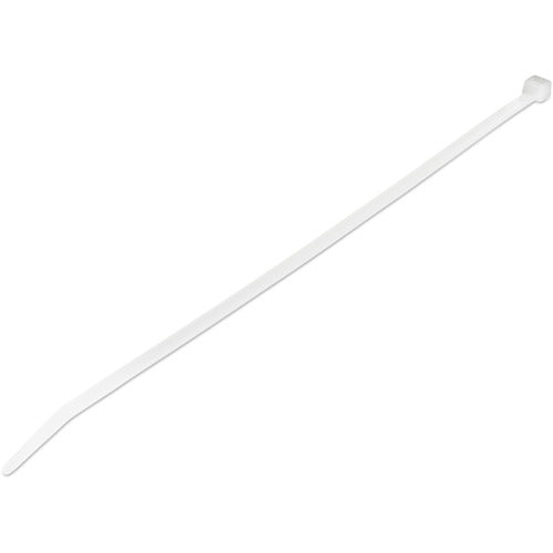 StarTech.com 100 Pack 10" Cable Ties - White Extra Large Nylon/Plastic Zip Tie CBMZT10N