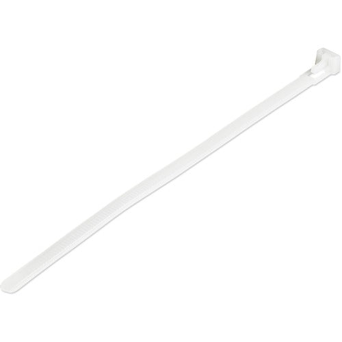 StarTech.com 100 Pack - 8 in. (203 mm) White Cable Ties (CBMZTRB8) CBMZTRB8