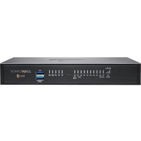 SonicWall TZ670 Network Security/Firewall Appliance 02-SSC-5659