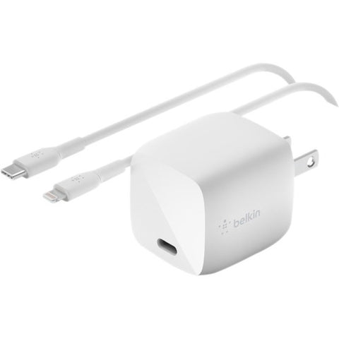 Belkin BOOST&amp;uarr;CHARGE 30W USB-C GaN Wall Charger + USB-C To Lightning Cable WCH001dq1MWH-B5