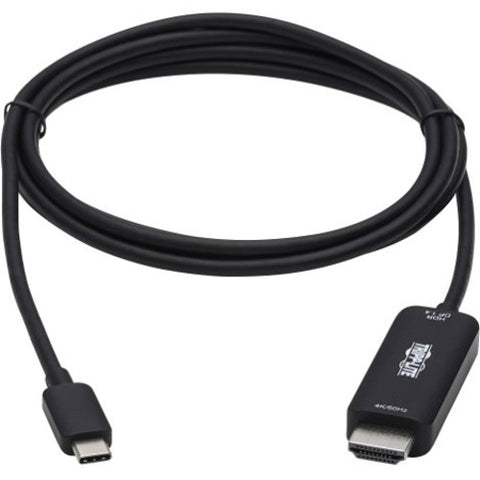 Tripp Lite U444-006-HDR4BE USB-C to HDMI Adapter Cable, M/M, Black, 6 ft. U444-006-HDR4BE
